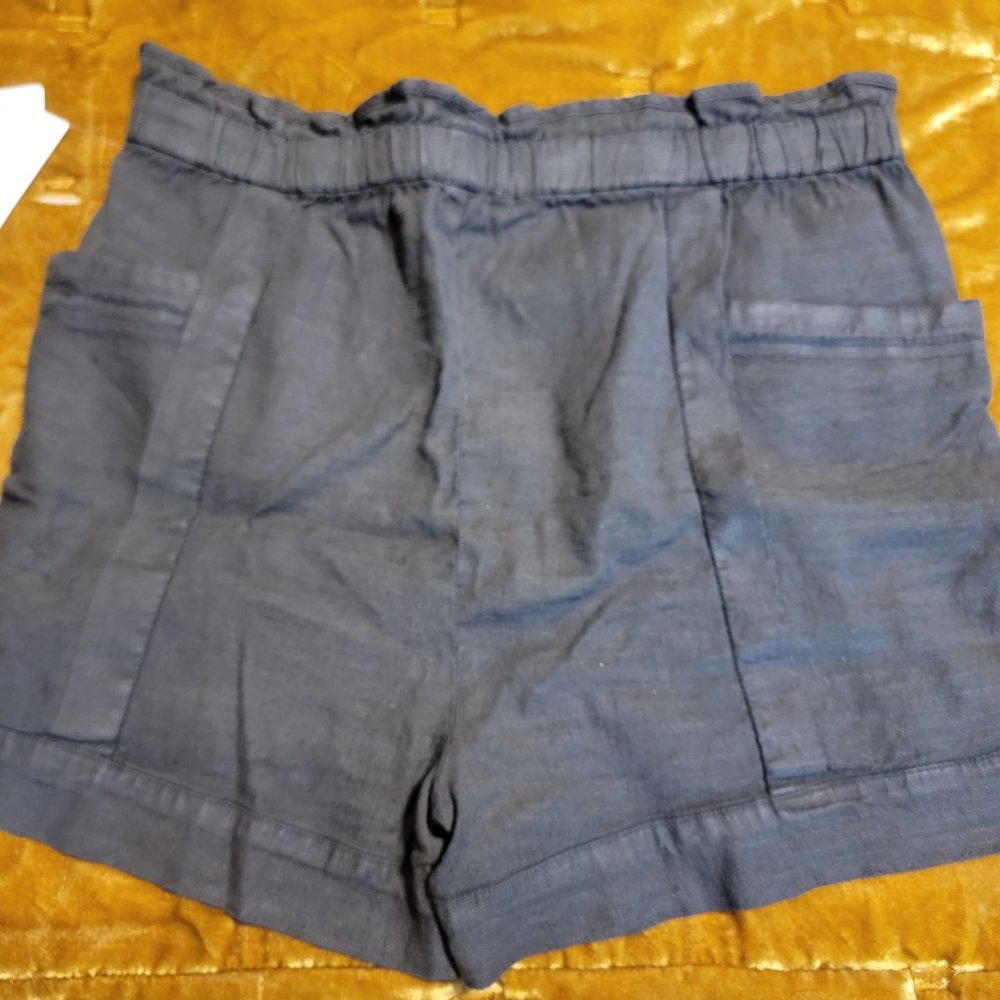 Splendid Grey Linen Shorts - Picture 5 of 6